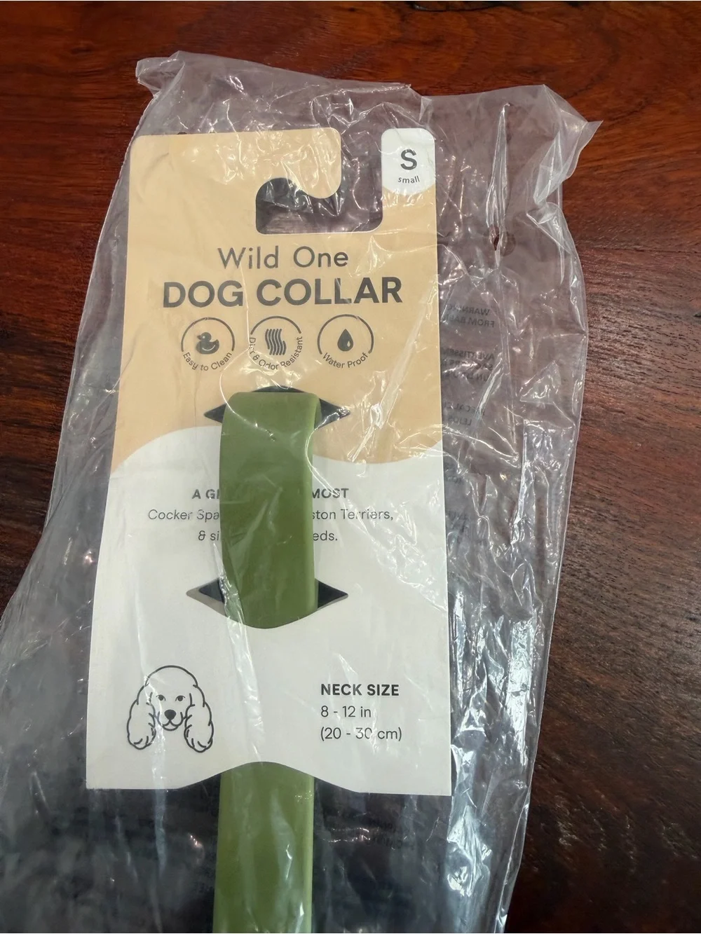Waterproof Olivine Dog Collar with Durable Buckle